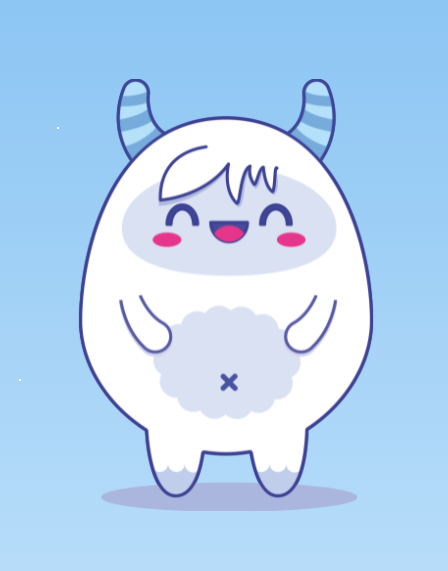 yéti mignon à cliquer